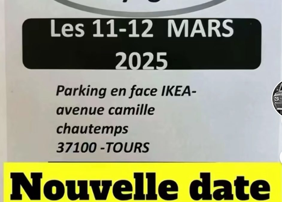 Tours (37) 11-12 mars 2025