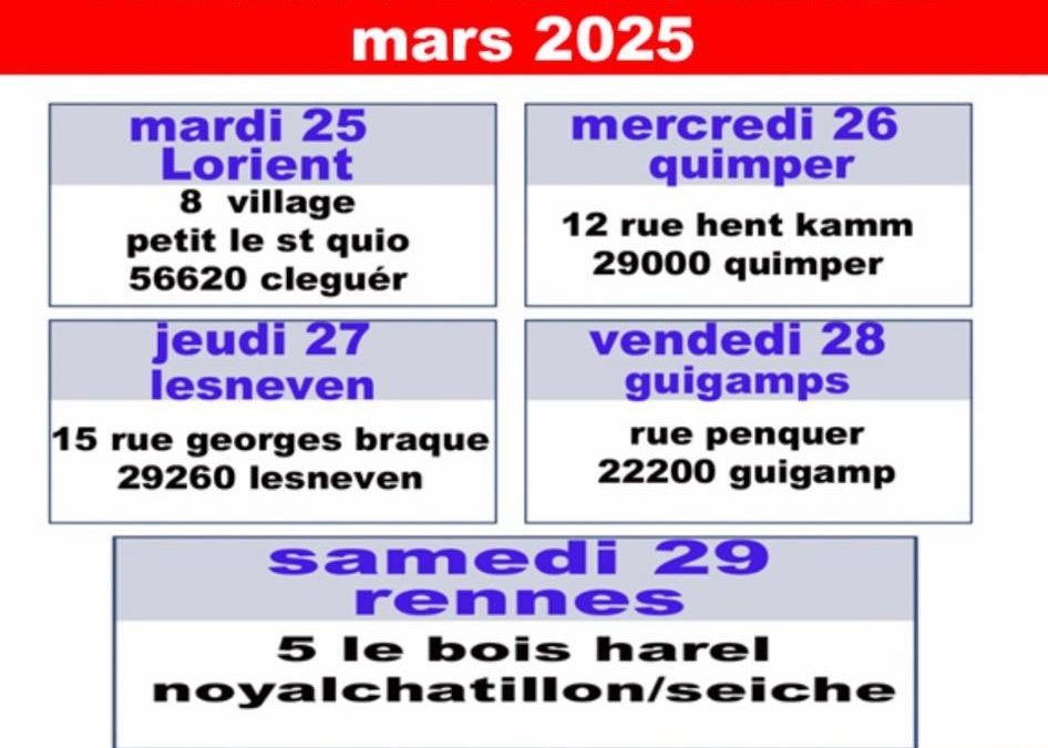 Rennes (35) 29 mars 2025