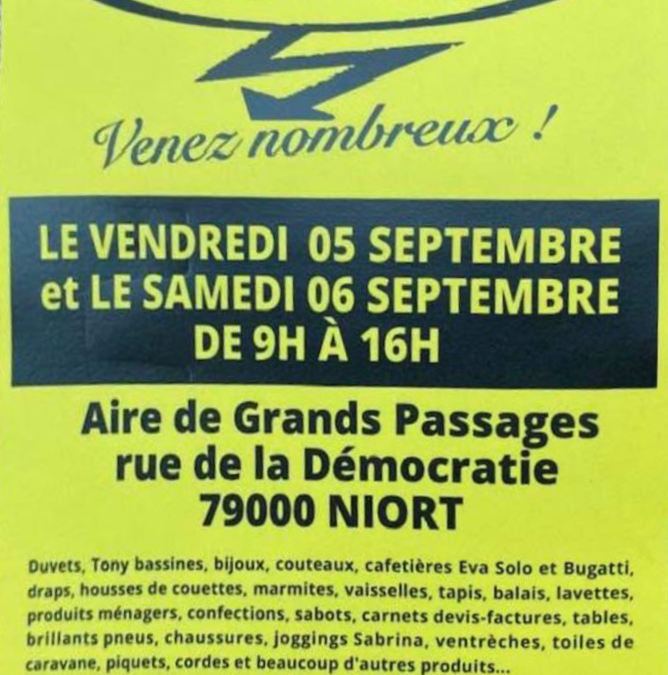Niort (79) 8-9 septembre 2025