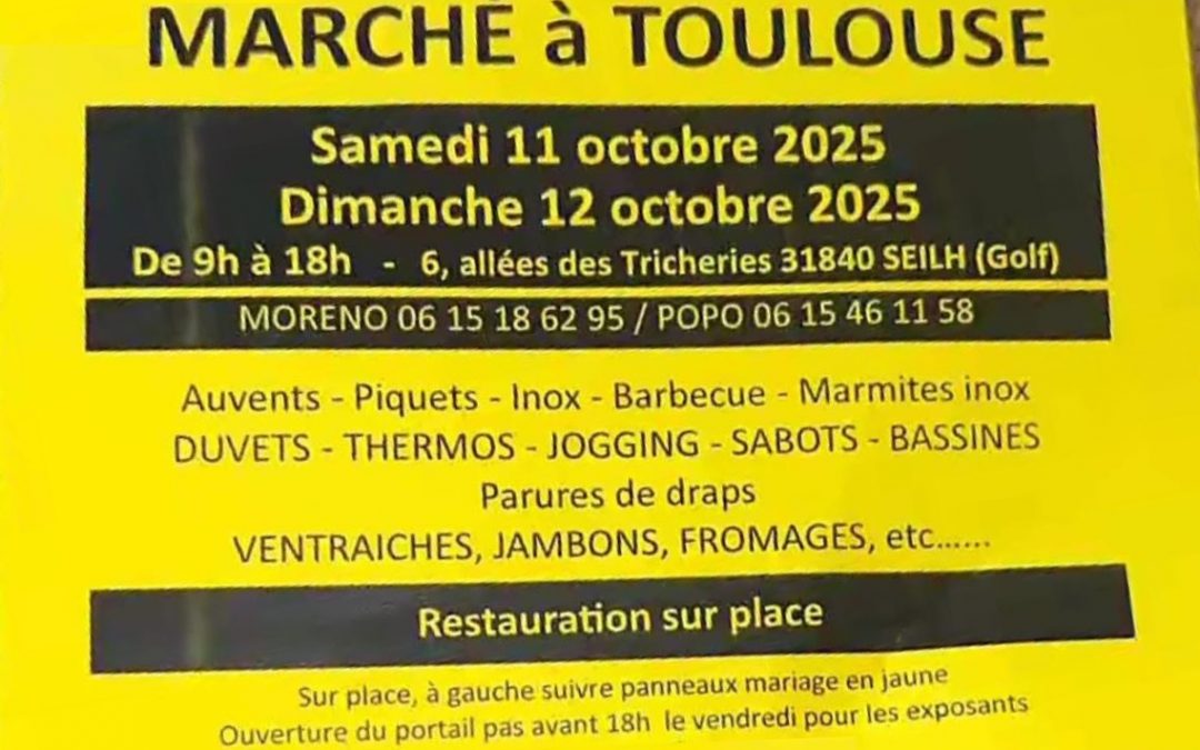 Toulouse (31) Seilh 11-12 octobre 2025