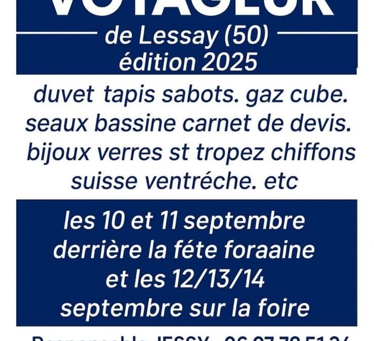 Lessay (50) 10 au 14 septembre 2025