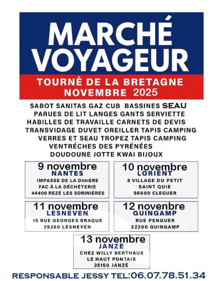 Marché des Voyageurs bretagne